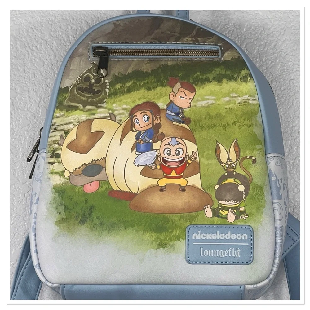 Avatar The Last Airbender Chibi Loungefly Backpack Nickelodeon Ages 8+ NWT